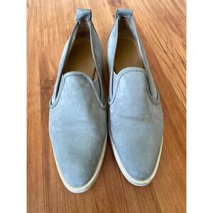 EVERLANE ITALY THE NUBUCK STREET SHOE GREY SUEDE SZ 10 EUC!